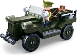 Set de construcție jeep militar Sluban GAZ 67