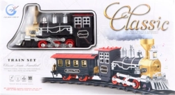 Tren clasic cu locomotivă fumegătoare