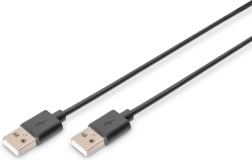 Cablu de interconectare USB 2.0 USB-A la USB-A, negru, 1 m