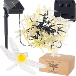 Lămpi decorative solare cu libelule