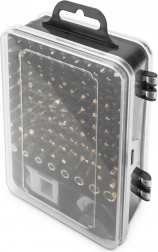 Set de scule de precizie 115 piese pentru reparații electronice DIGITUS