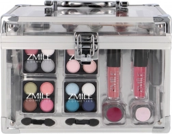 Zmile trusă cosmetică Acrylic – set make-up transparent 42 piese