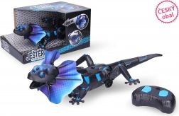 Șopârlă cu guler, cu telecomandă, 41 cm – ambalaj ceh