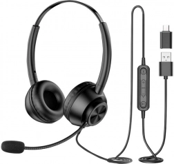 Căști cu fir și microfon New Bee