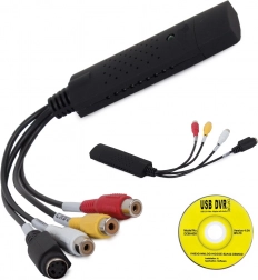 USB video grabber pro pentru conversia VHS și AV analogic în PC