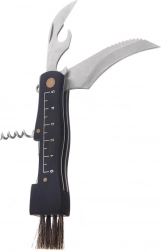 Cuțit pliabil pentru culegători de ciuperci din oțel inoxidabil Orion