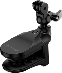 PULUZ suport pentru cască pentru camere de acțiune – clip rotativ 360° (negru)