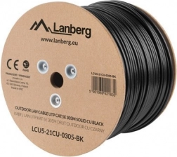 Cablu UTP de exterior CAT5e, cupru, 305 m – LANBERG
