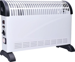 Convector cu aer cald Solight 2000 W cu ventilator, temporizator și termostat