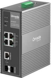Switch industrial IES206GPP Omada, 6× gigabit, 3× PoE+, 1× PoE, administrare în cloud