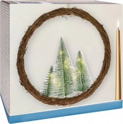 Coroniță de Crăciun luminoasă cu LED, 40 cm