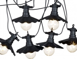 Ghirlandă LED de exterior 5,5 m cu 6 becuri și temporizator