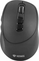 Mouse wireless 2,4 GHz cu switch-uri silențioase și încărcare USB‑C – negru