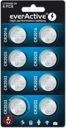Set de baterii cu litiu everActive 8 buc