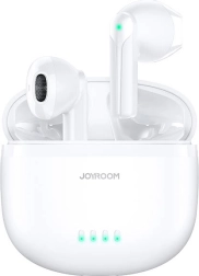 Căști wireless in-ear Joyroom cu 4 microfoane și reducere a zgomotului, albe