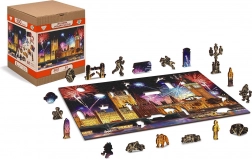 Puzzle de lemn Londra Nocturnă 2în1, 150 piese