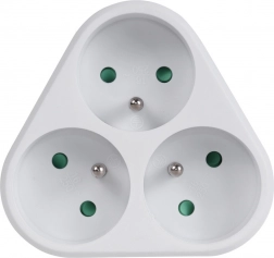 Priză multiplă cu împământare Maclean Energy MCE214