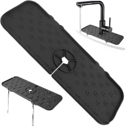 Da24a suport de silicon pentru chiuvetă, negru