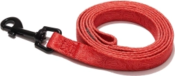 Explorer Dog lesă design „curbe de nivel” roșie S 120 × 1,5 cm