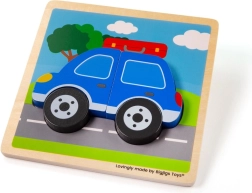 Puzzle auto Bigjigs Toys