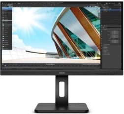 Monitor AOC 27" IPS cu DVI HDMI DP USB Pivot