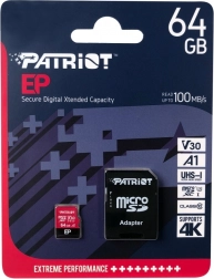 Patriot EP A1 microSDXC card 64 GB V30