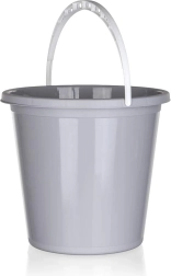 Găleată din plastic 10 l cu graduație, mix de culori