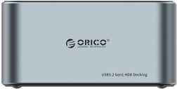 Stație de andocare ORICO pentru HDD/SSD 2.5"/3.5" cu clonare, USB 3.2 Gen1 5 Gb/s, USB‑C la USB‑C/USB‑A (negru)