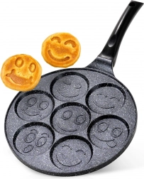 Tigaie din granit pentru ouă cu 7 forme BASIC LINE 26 cm