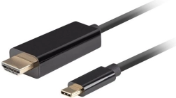 Cablu USB-C la HDMI 1 m 4K 60 Hz negru - 1 bucată