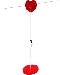 Tiroliană cu leagăn disc small foot 25 m