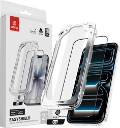 Sticlă călită EasyShield 2‑Pack pentru iPhone 17 Pro Max / iPhone 16 Pro Max (2 buc)
