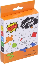 Temperă metalică set 6×12 ml