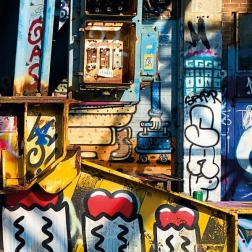 Puzzle pătrat CURIOSI Amsterdam – model IV, 80 piese