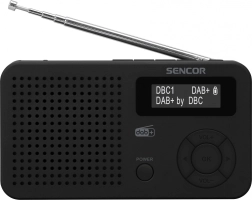 Radio digital DAB+/FM cu RDS, Bluetooth 5.0, LCD și acumulator - 1 bucată
