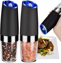 Râșniță electrică de condimente gravitacională - set de 2 buc Ruhhy