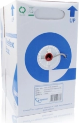 Cablu de rețea ecranat FTP Cat 5e, AWG24, 305 m, gri