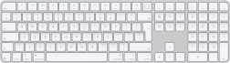 Magic Keyboard cu Touch ID și afișaj numeric pentru modelele Mac cu cip Apple - Engleză (internațională) - Taste albe