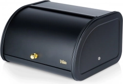 Cutie de pâine metalică neagră 30 × 26,5 × 17 cm