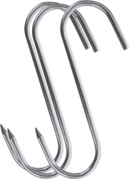 Cârlige pentru afumătoare în S 13,5 × 9 cm, 3 buc.