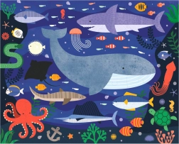 Puzzle dublu față cu tematică subacvatică