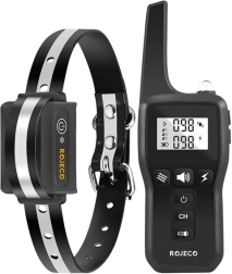 Zgardă anti-lătrat Rojeco cu acoperire de 1000m