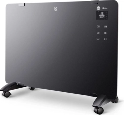 Încălzitor convectiv și radiant din sticlă ELDOM cu Wi‑Fi, 1500 W