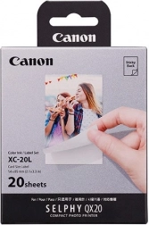 Set de cerneală și hârtie pentru imprimanta Canon SELPHY QX20