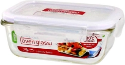 Tavă de copt din sticlă cu capac din sticlă borosilicată 380 ml