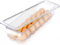 Organizer pentru ouă cu capac pentru 14 bucăți
