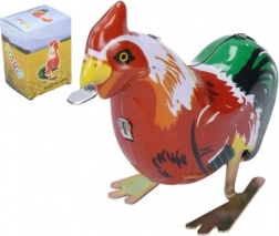 Cocoșel metalic cu cheiță