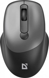 Mouse fără fir silent click Defender Feam MM-296 RF 1600 DPI – Gri