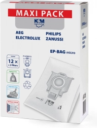 Pachete micro pentru aspirator 12+2 EP-BAG Maxi Pack