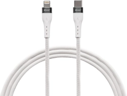 Cablu de încărcare și date USB‑C la Lightning 1 m alb